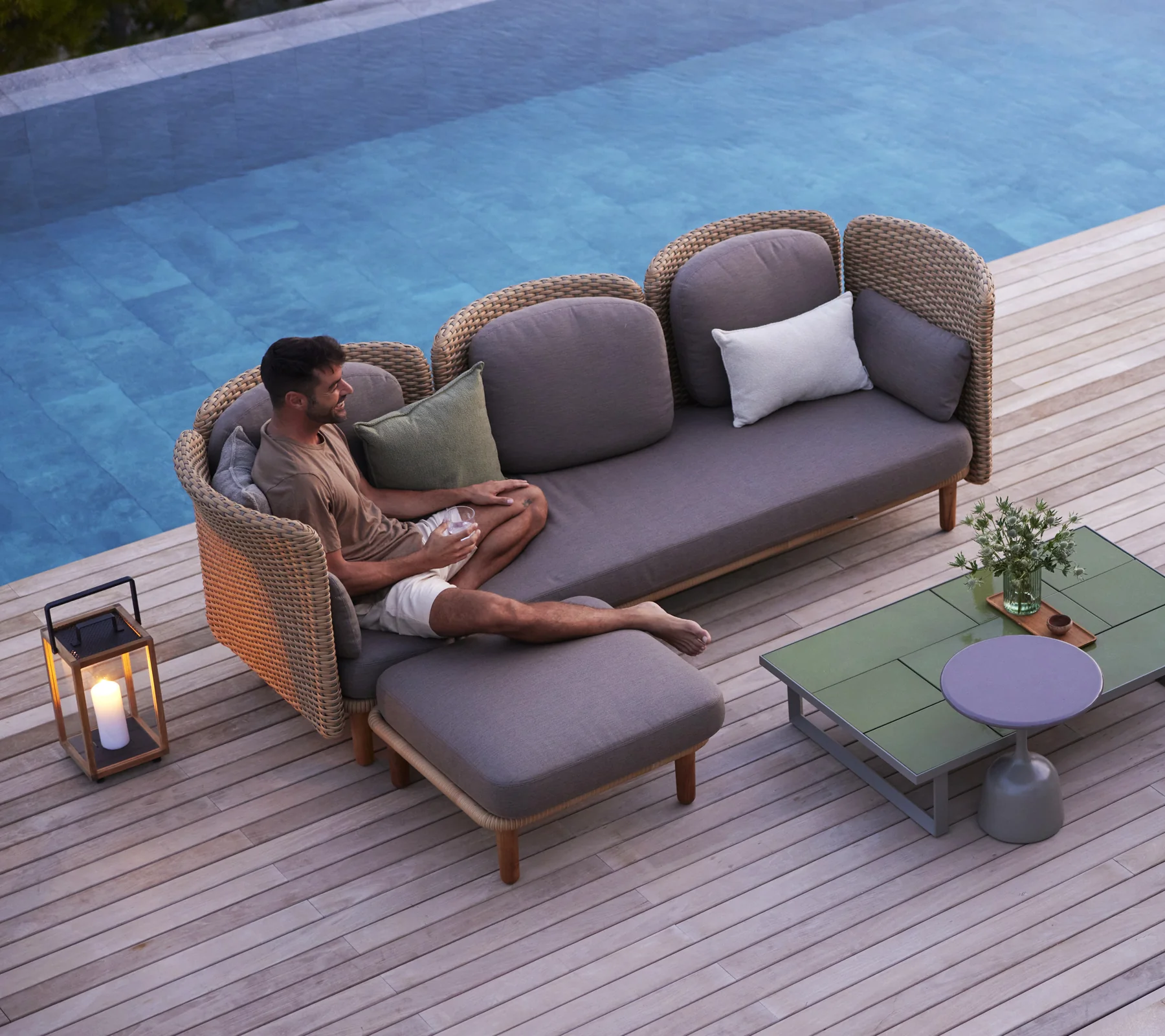 Arch 3-seater sofa module - Image 9