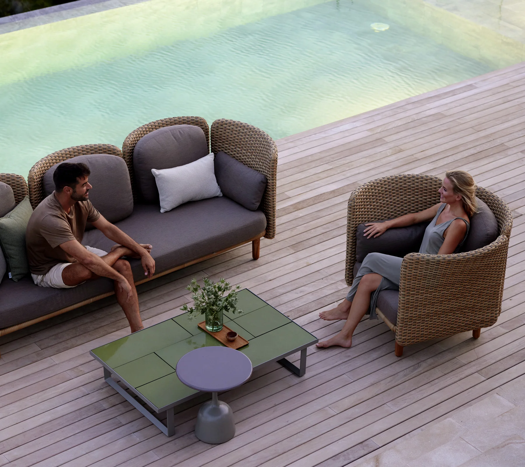 Arch 3-seater sofa w/low arm/backrest - Image 3