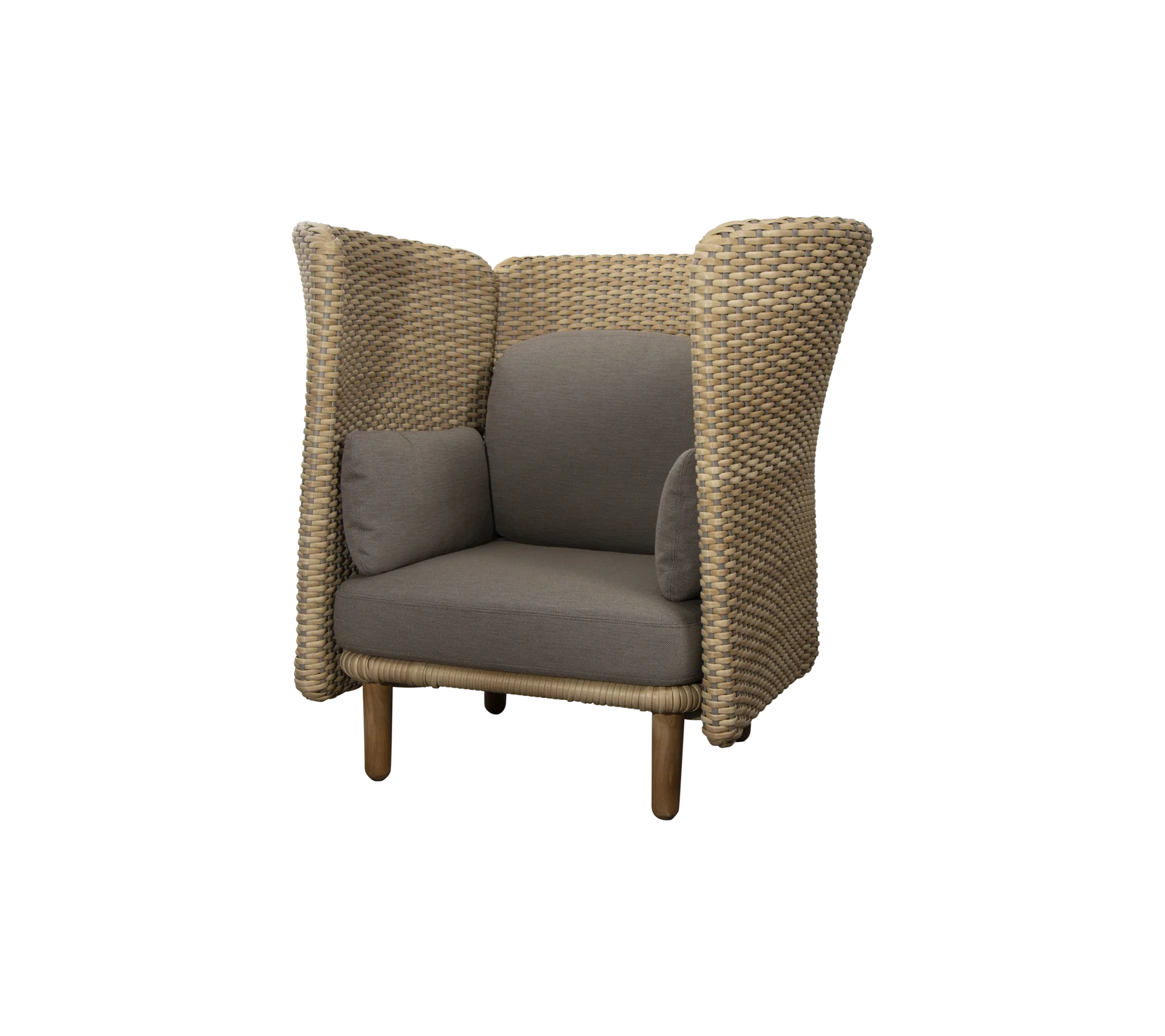 Arch lounge chair w/high arm/backrest - Image 3