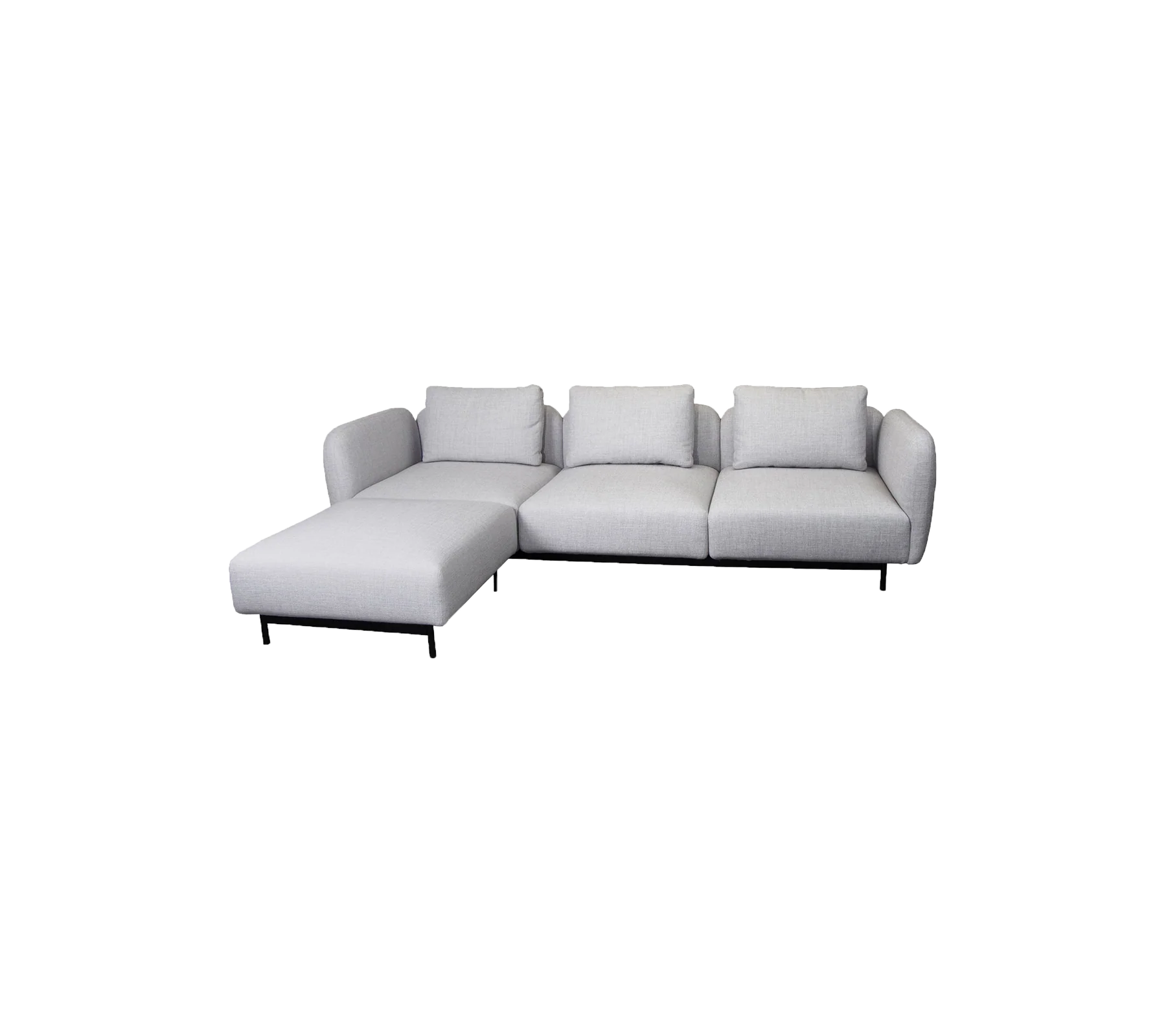 Aura 3-seater sofa w/chaise lounge - Image 6