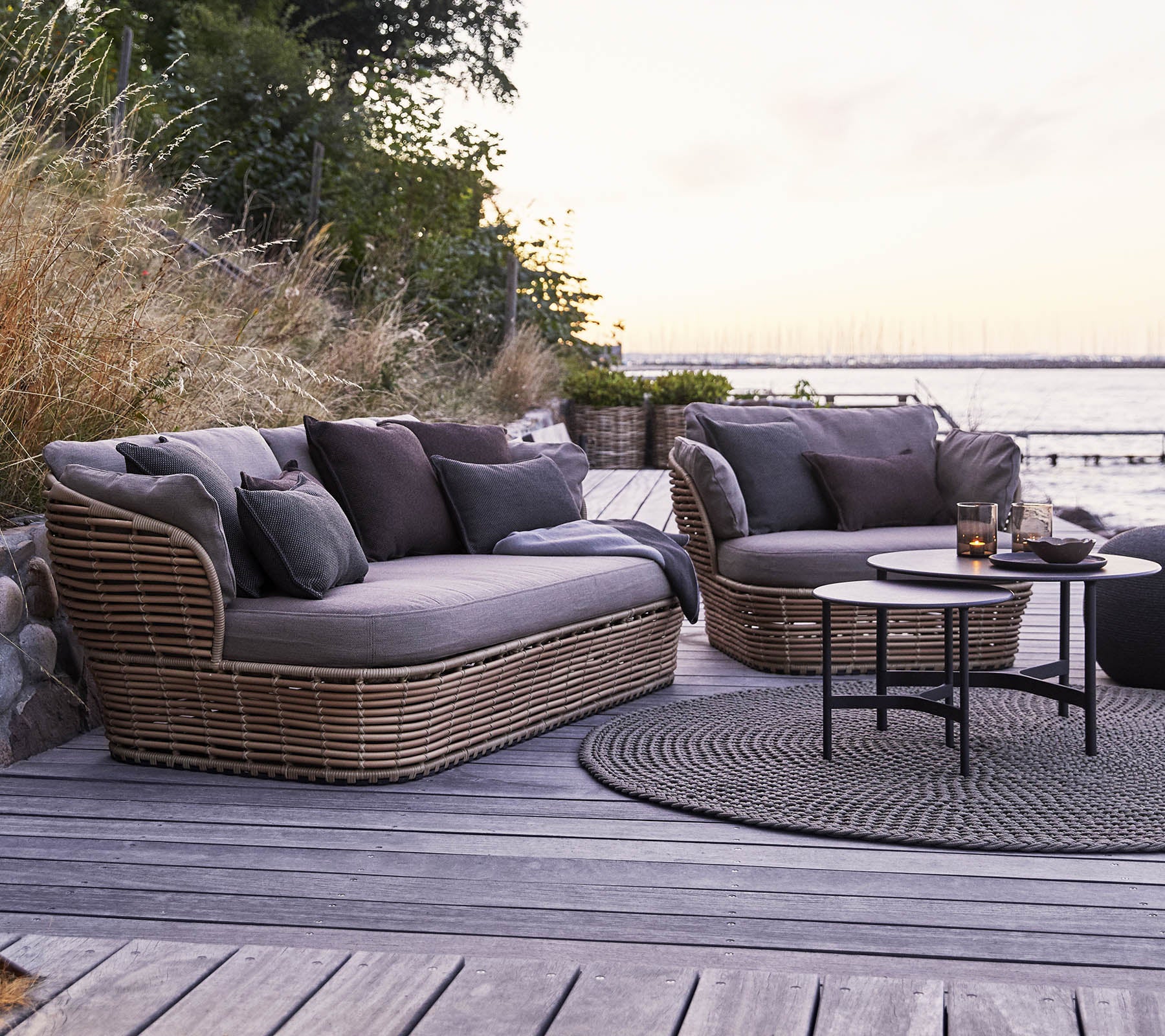 Basket 2-seater sofa - Image 6
