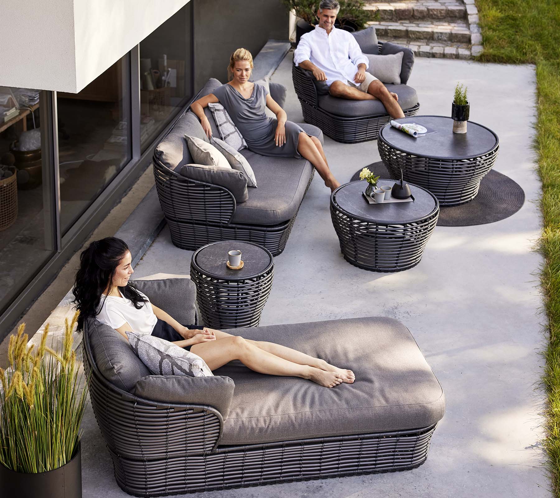 Basket 2-seater sofa - Image 7