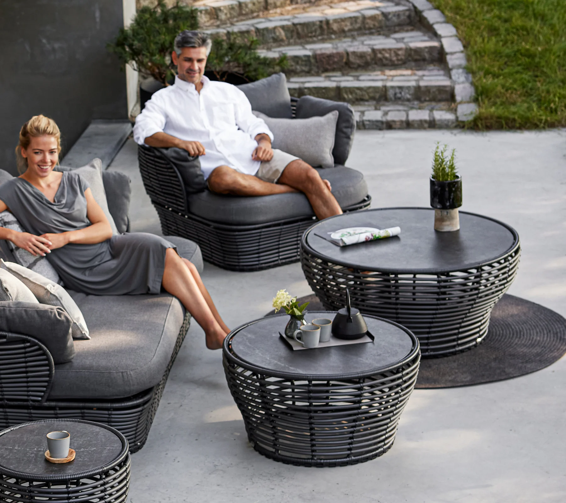 Basket coffee table, medium - Image 10