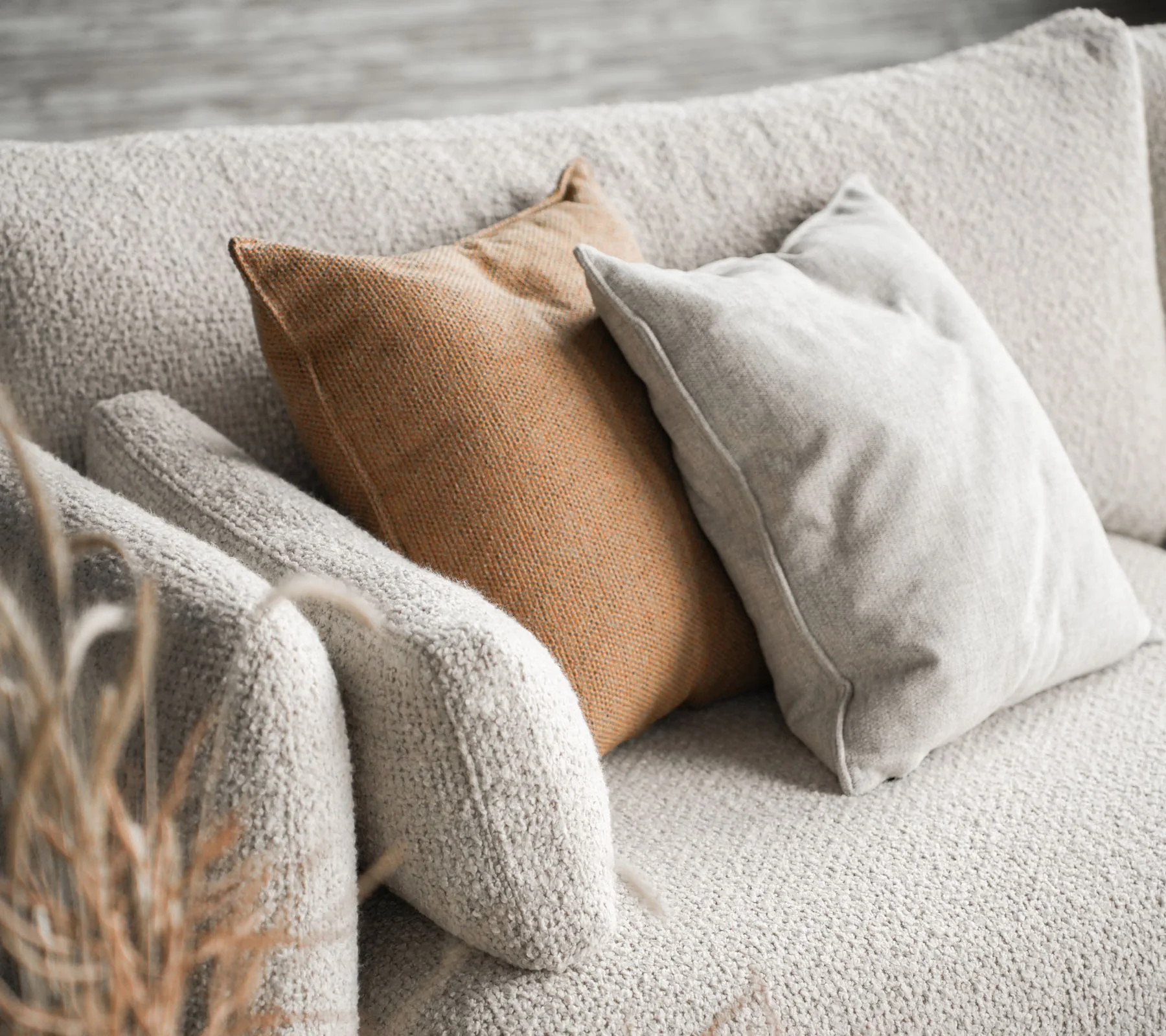 Bloom 2-seater sofa with chaise longue, right and plinth - Image 6