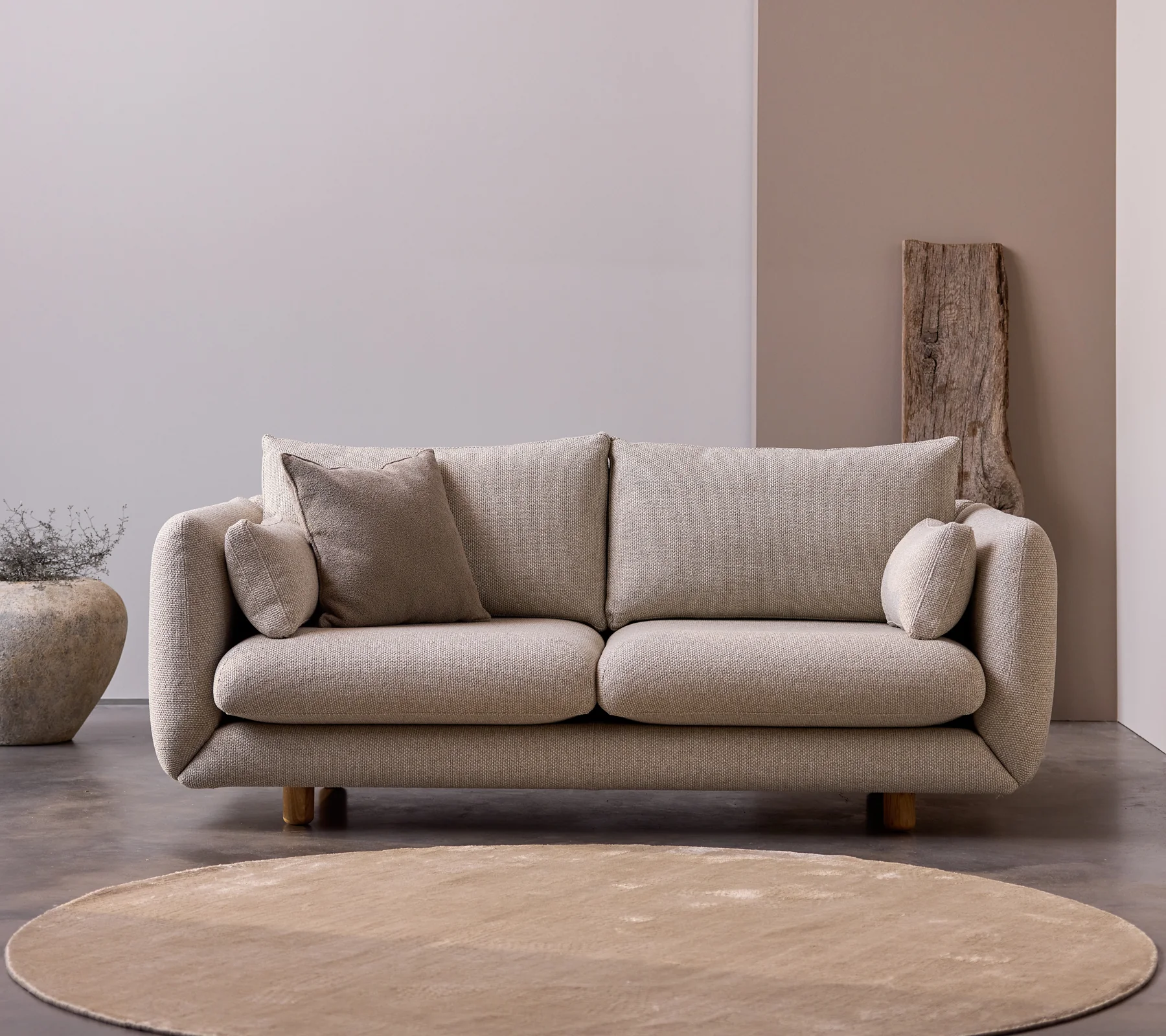 Bloom 2-seater sofa w/plinth - Image 4