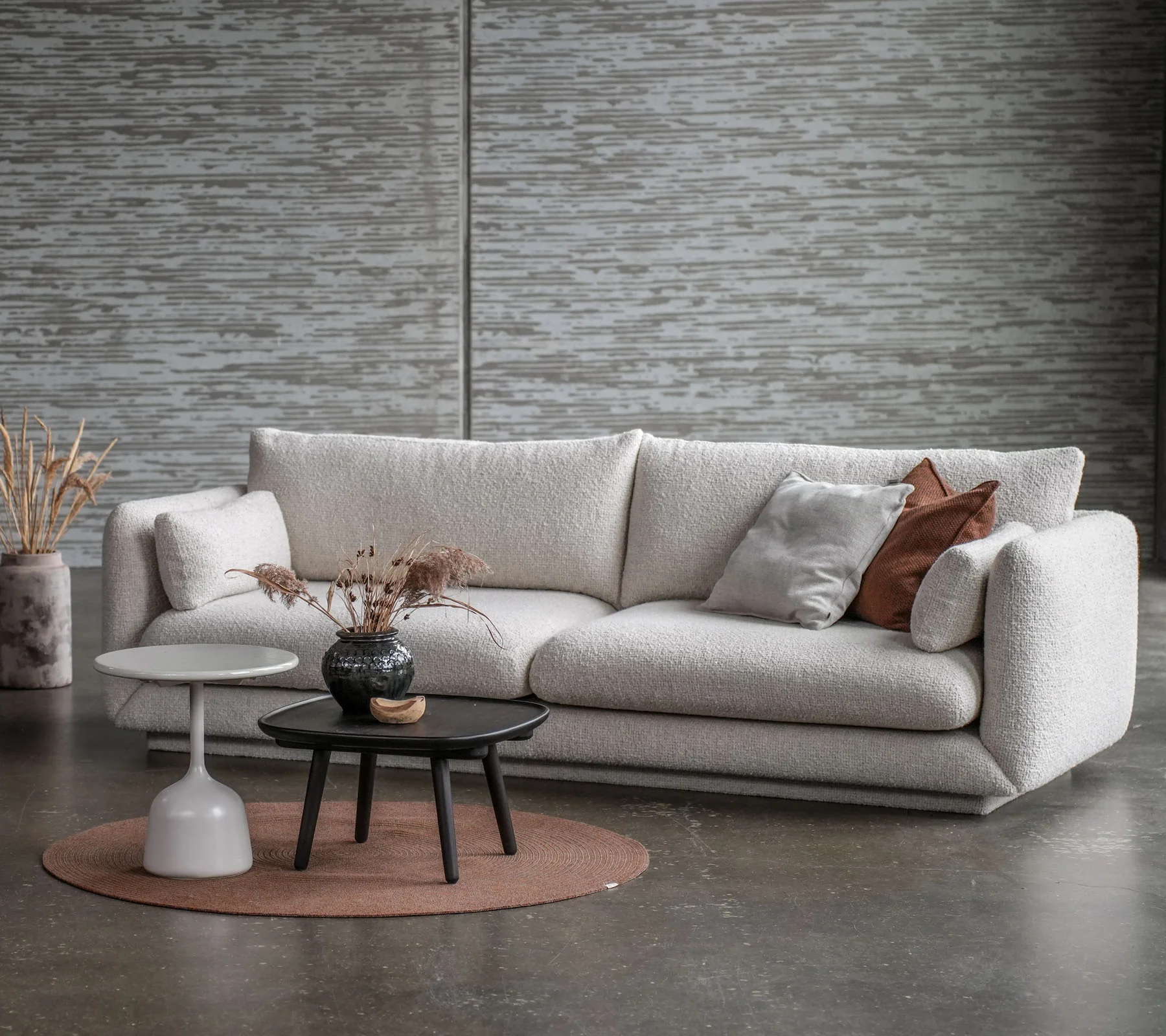 Bloom 3-seater sofa w/plinth - Image 4