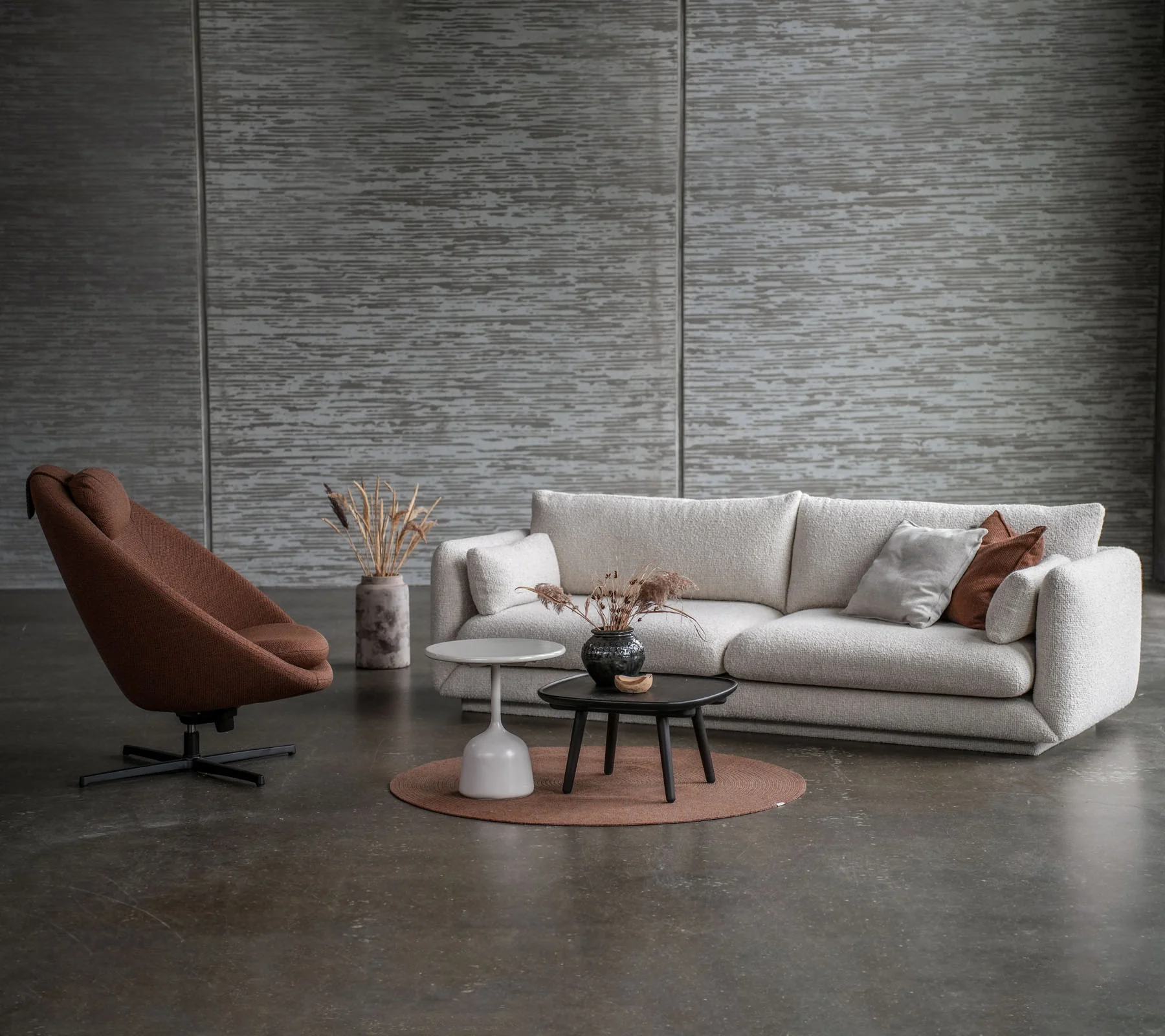 Bloom 3-seater sofa w/plinth - Image 8