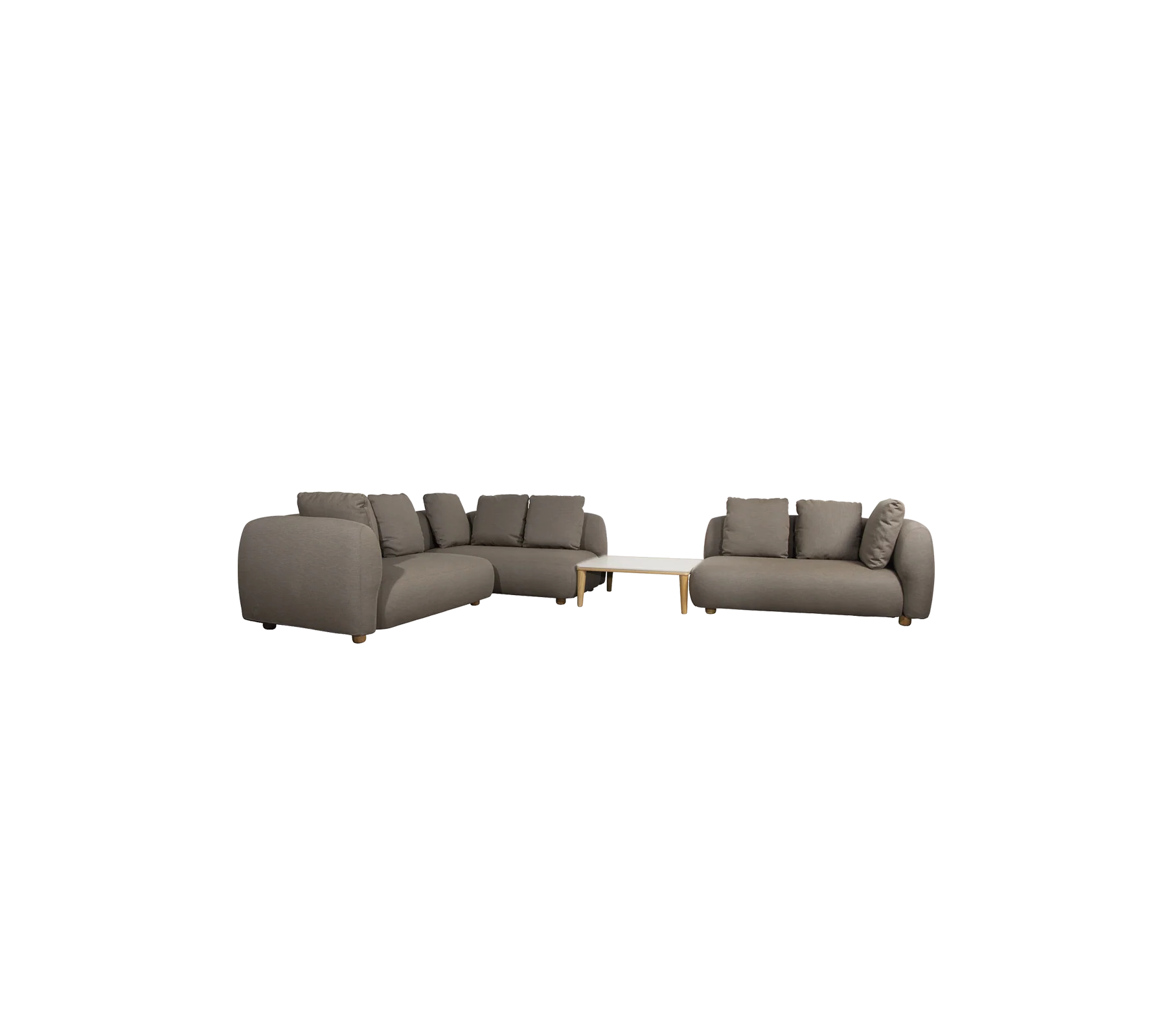 Capture corner sofa w/table & chaise lounge - Image 5