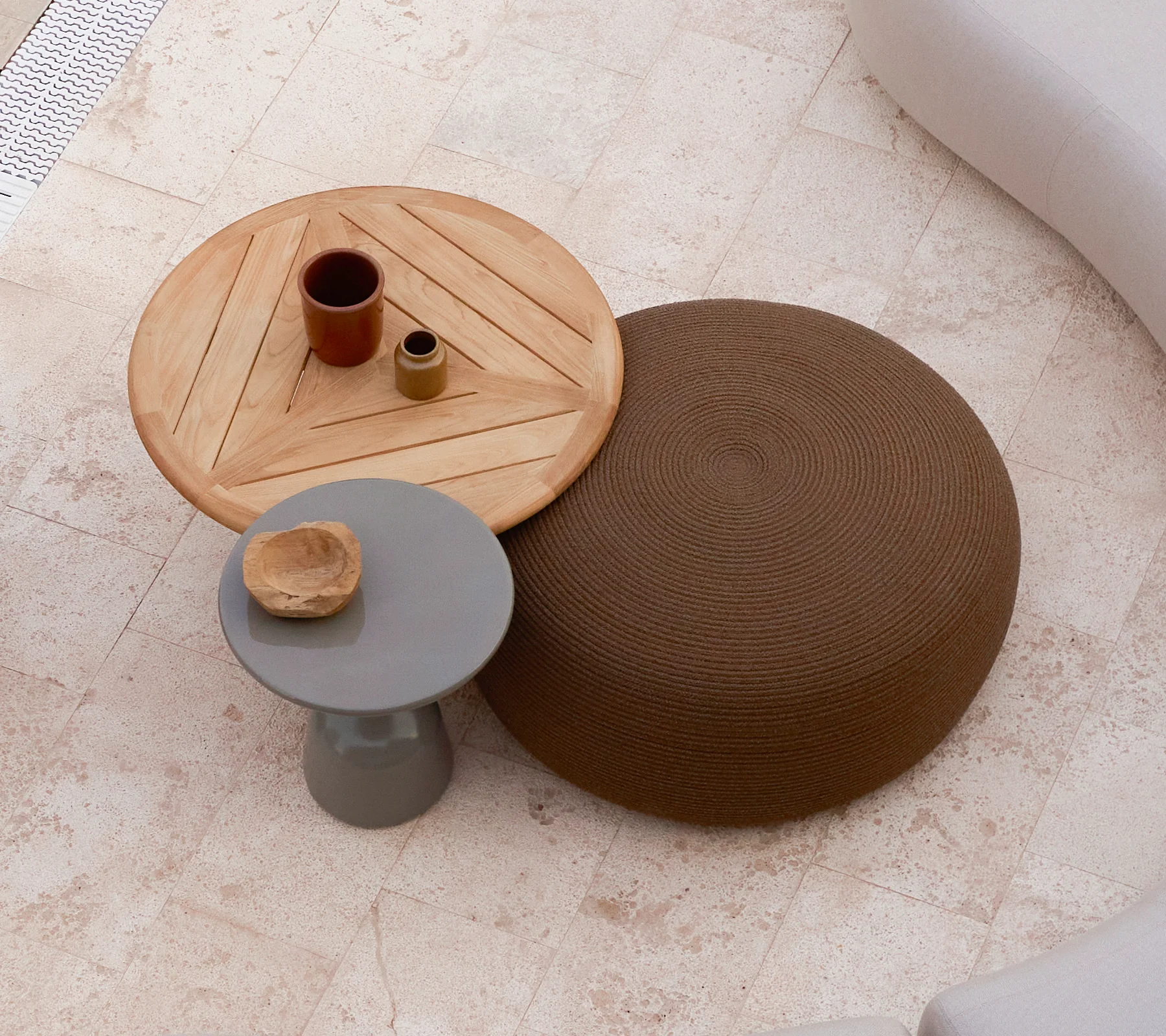 Circle footstool extra large - Image 5