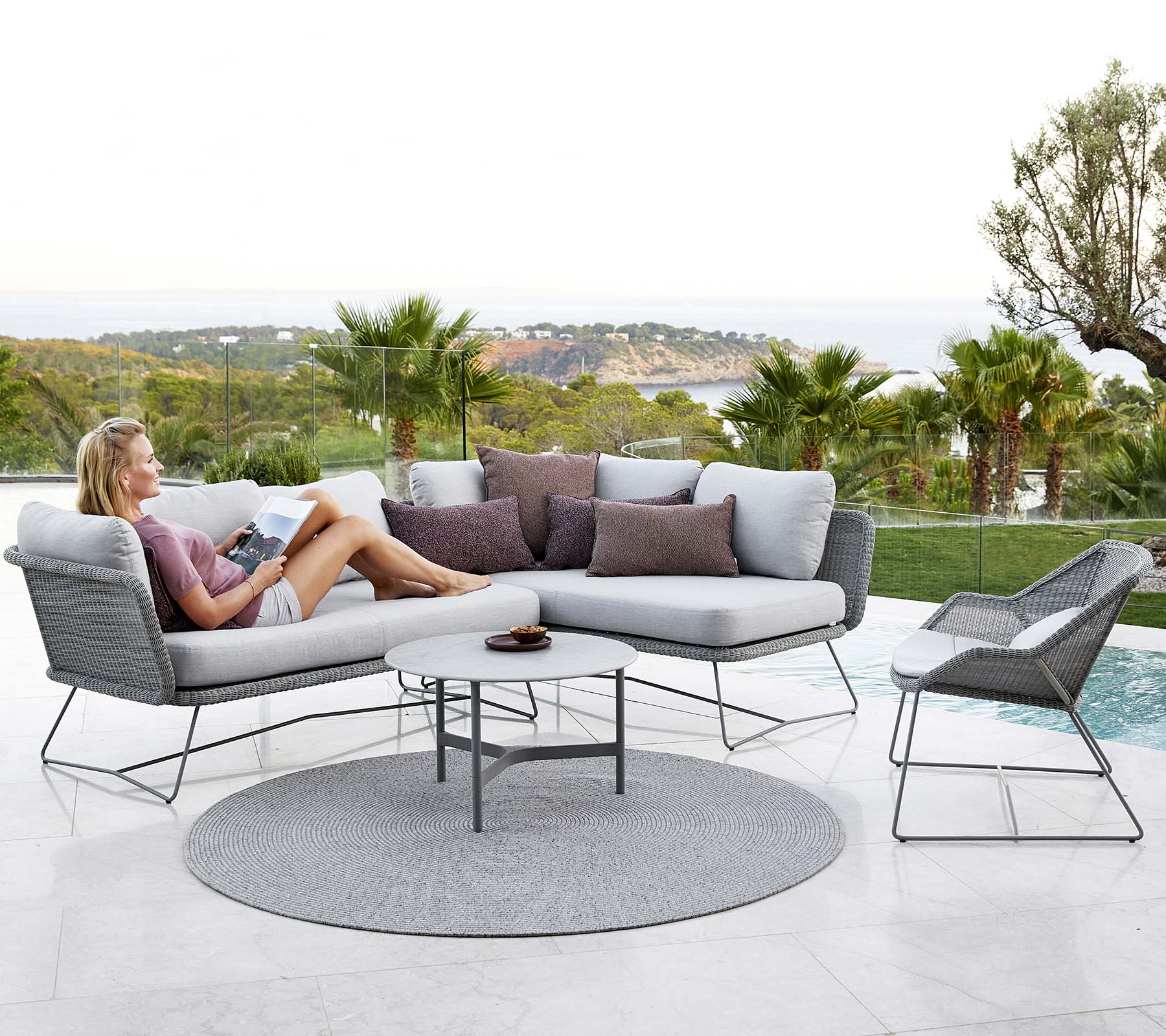 Circle rug, dia. 140 cm - Image 7