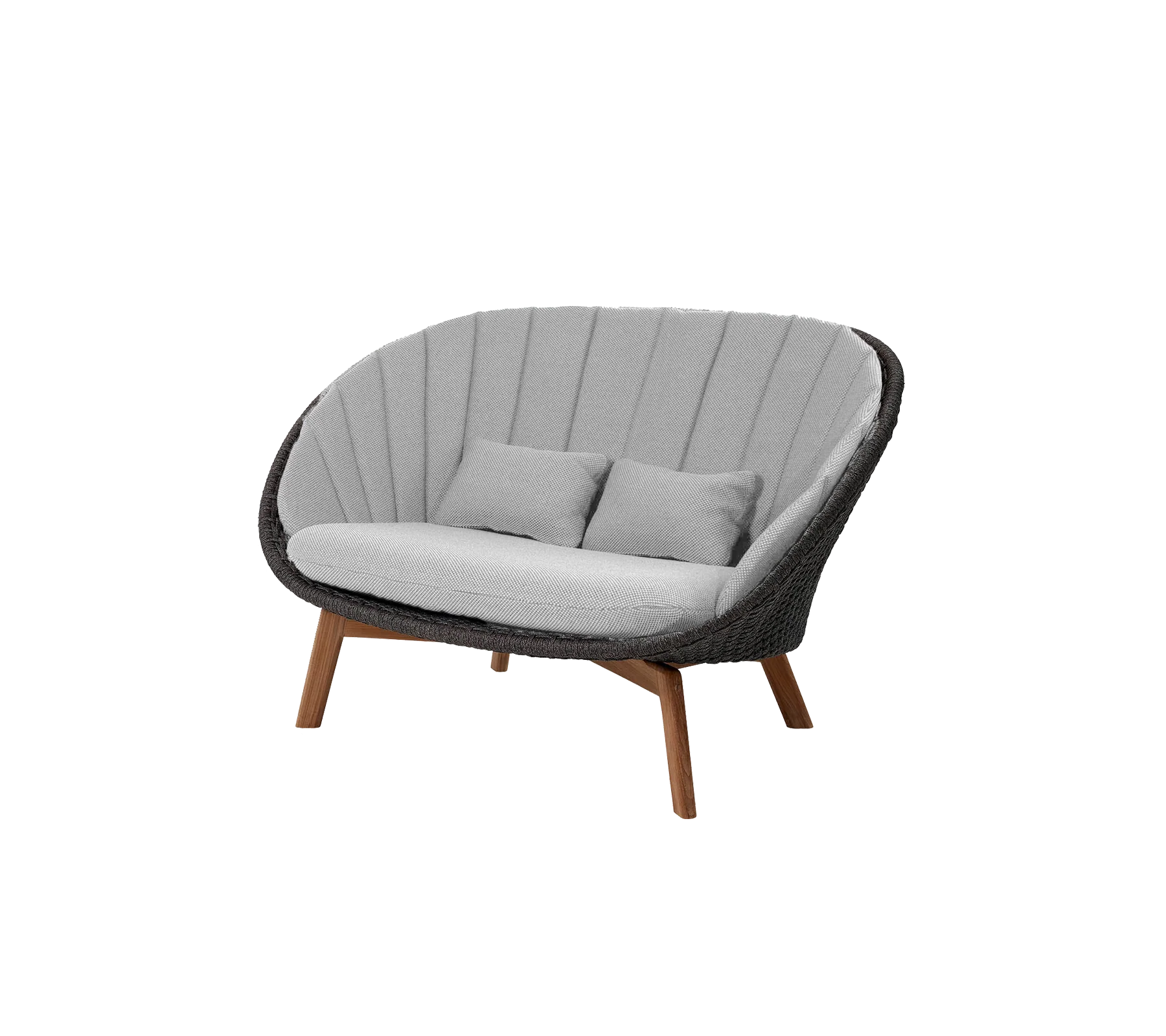 Peacock 2-seater sofa, Cushion set - Image 2