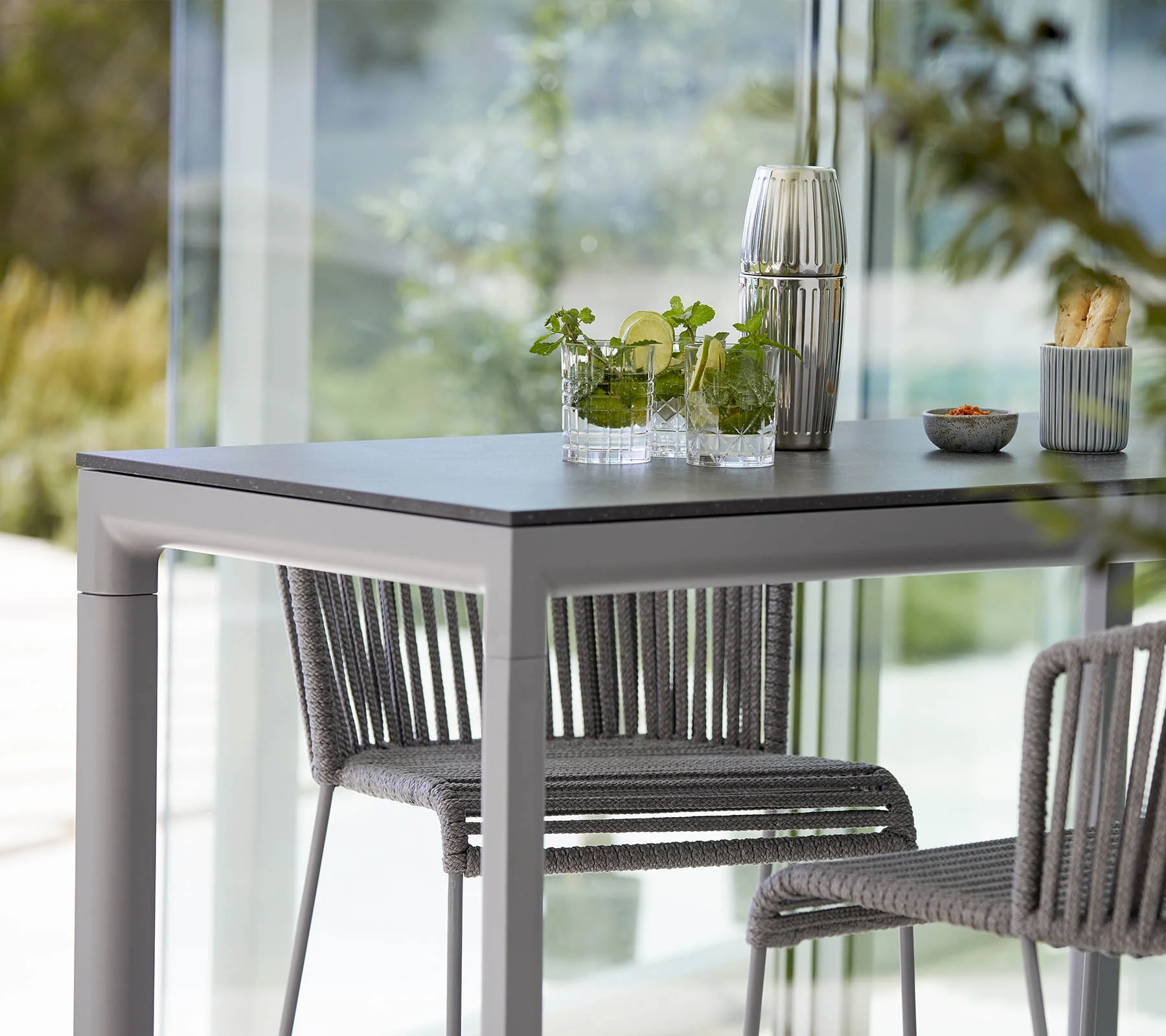 Drop bar table, 150x75 cm - Image 3