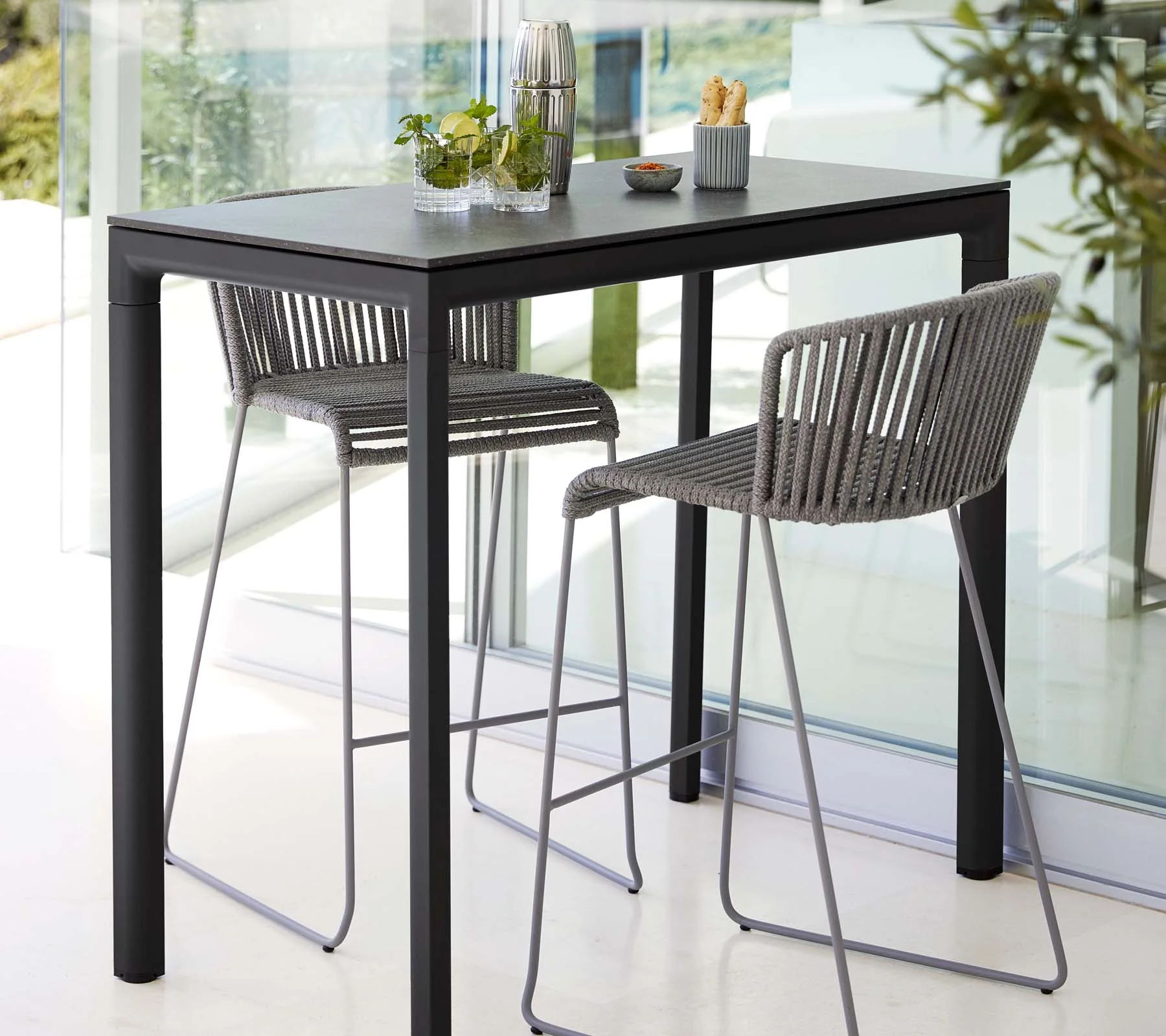 Drop bar table, 150x75 cm - Image 5