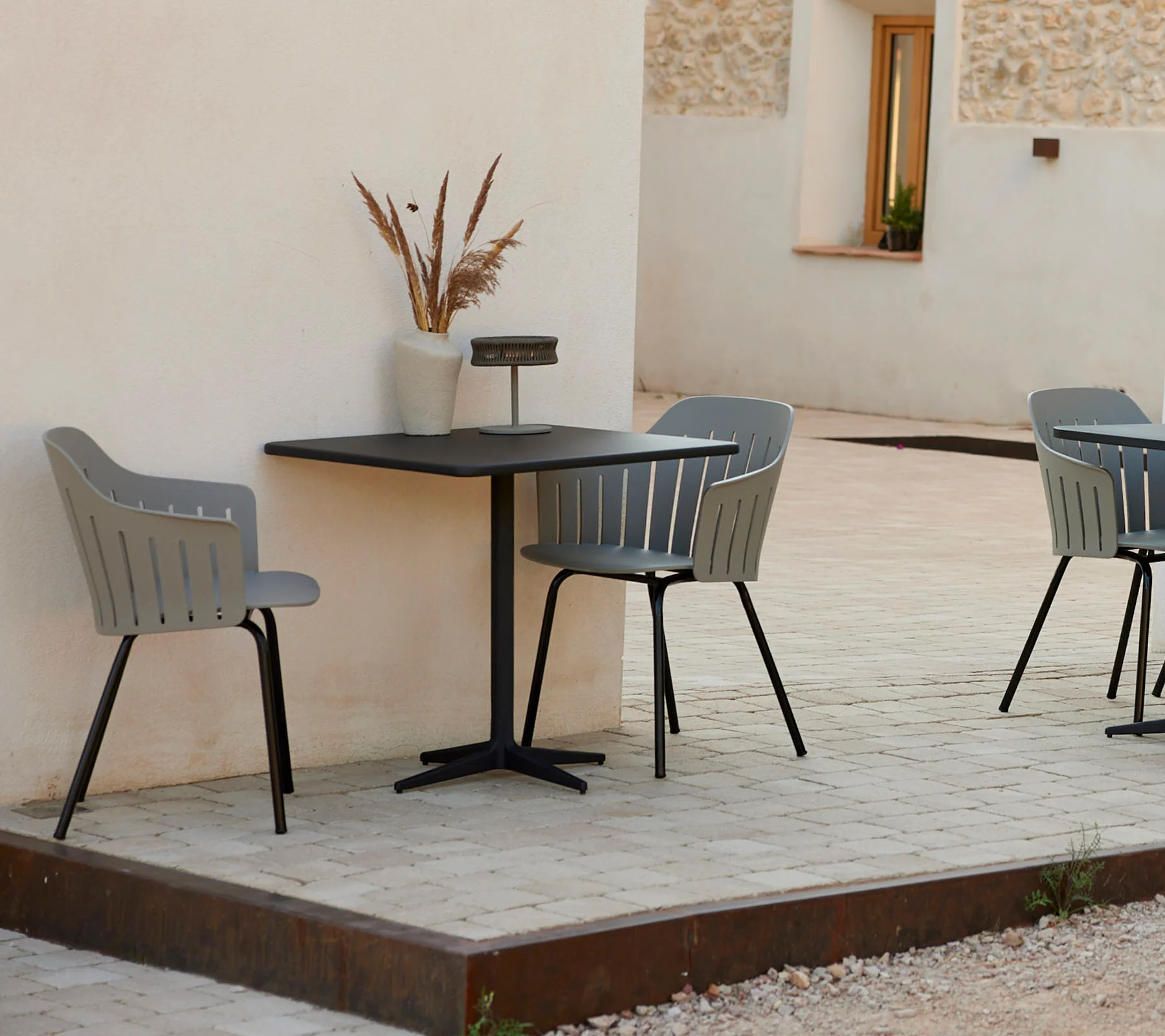 Drop café table 75x75 cm - Image 2