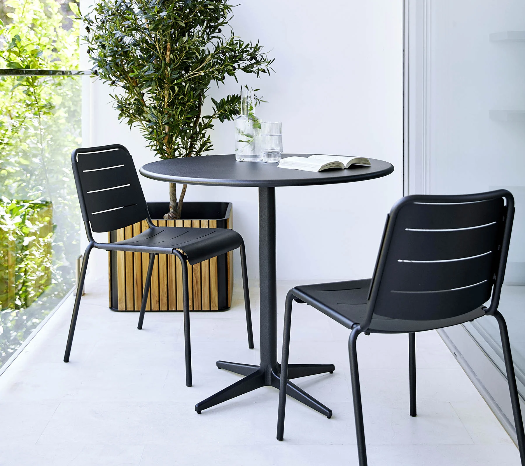 Drop café table dia. 60 cm - Image 5