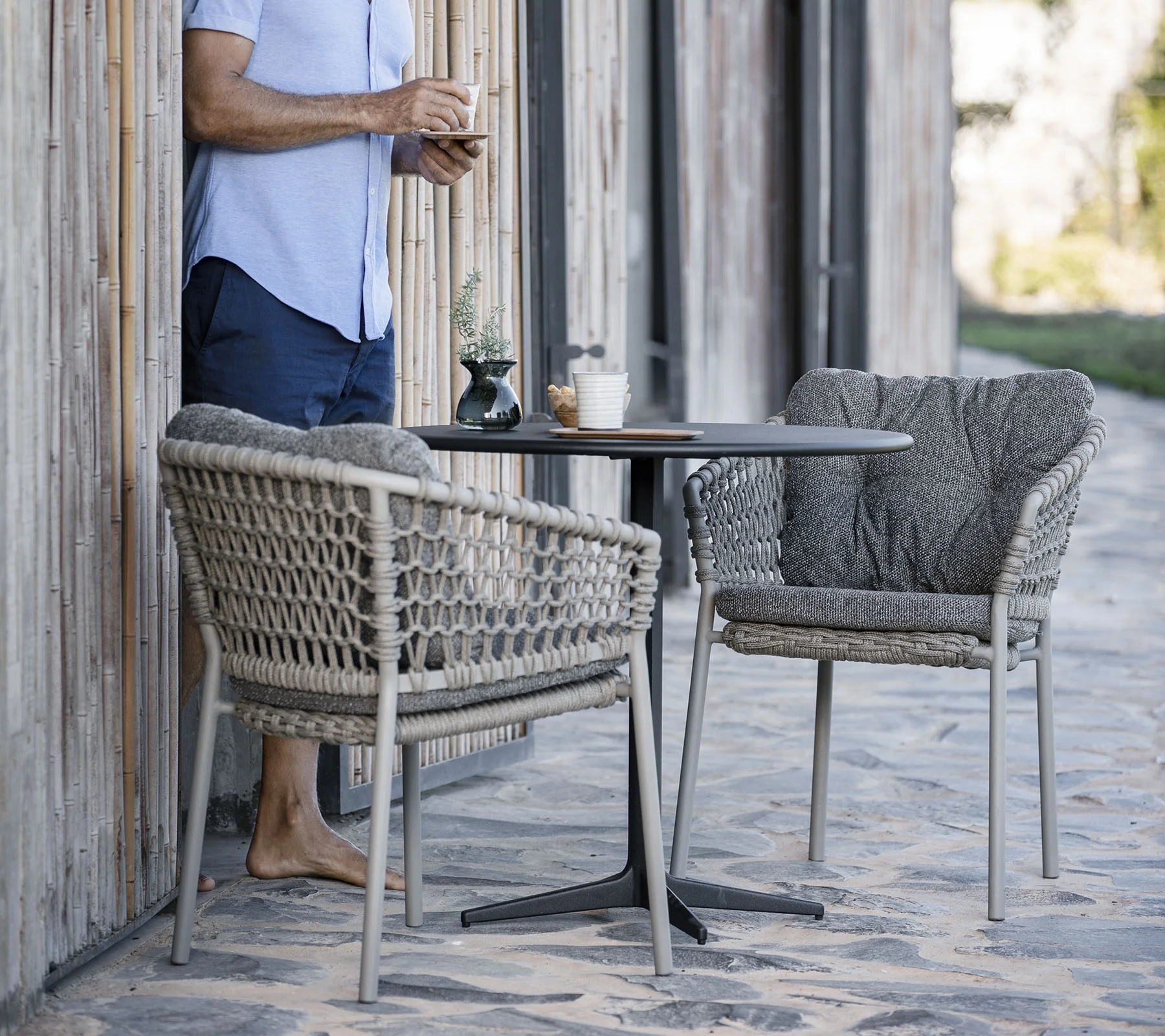 Drop café table dia. 60 cm - Image 6