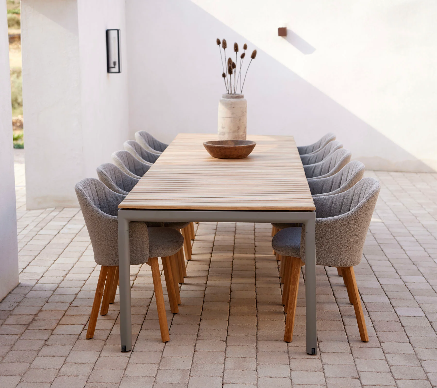 Drop dining table w/120 cm extension - Image 3