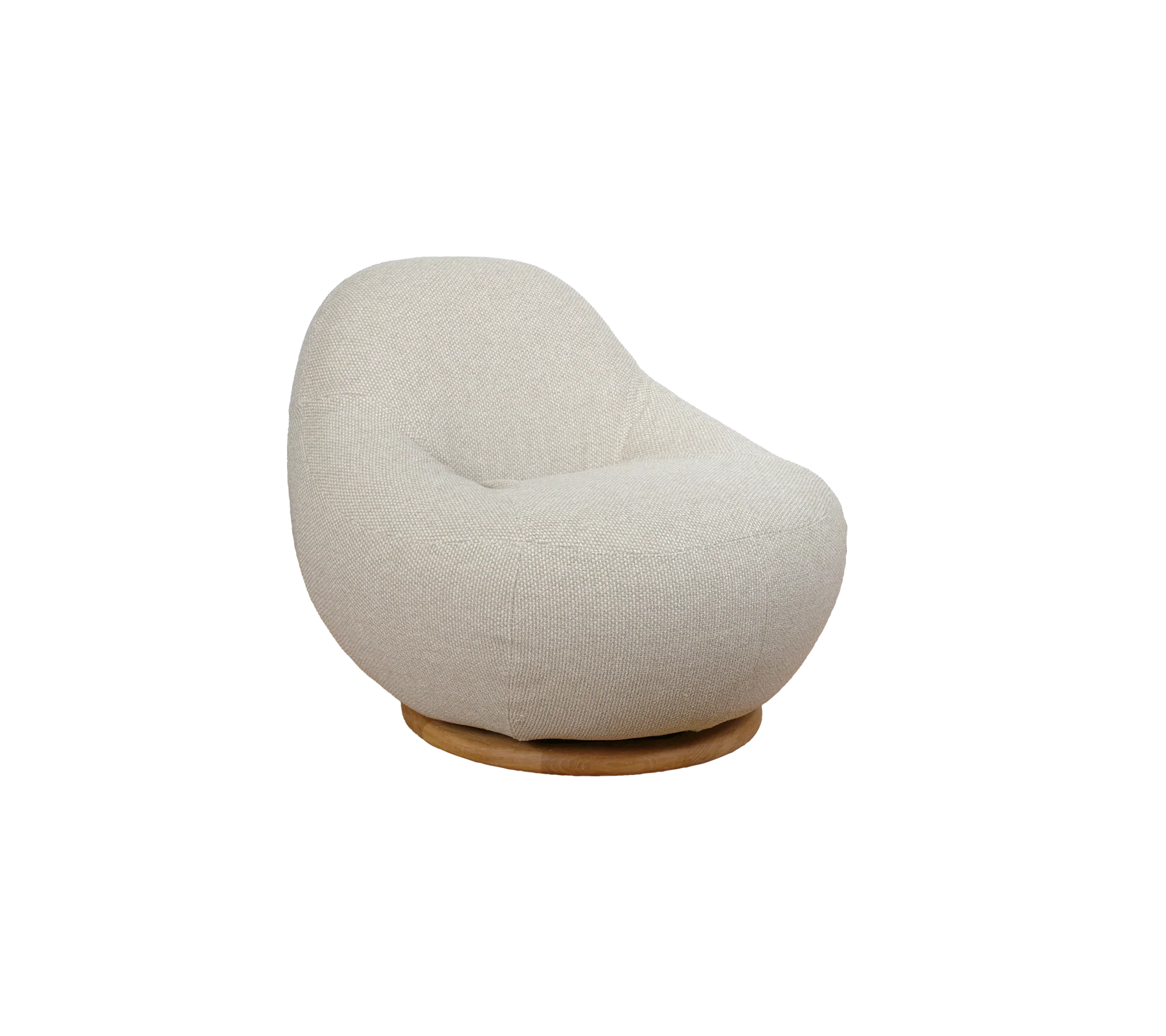 Gem lounge chair w/teak swivel - Image 20
