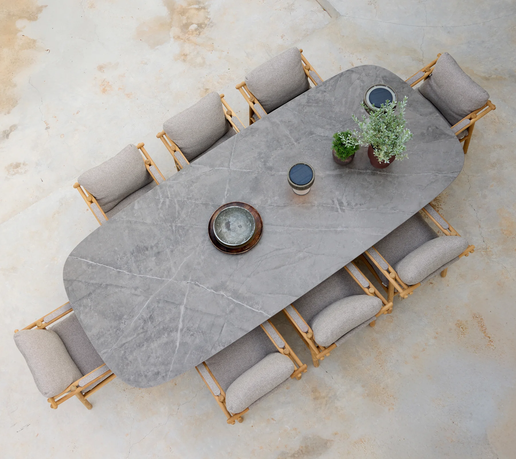 Mellow dining table, oval - large - Image 10