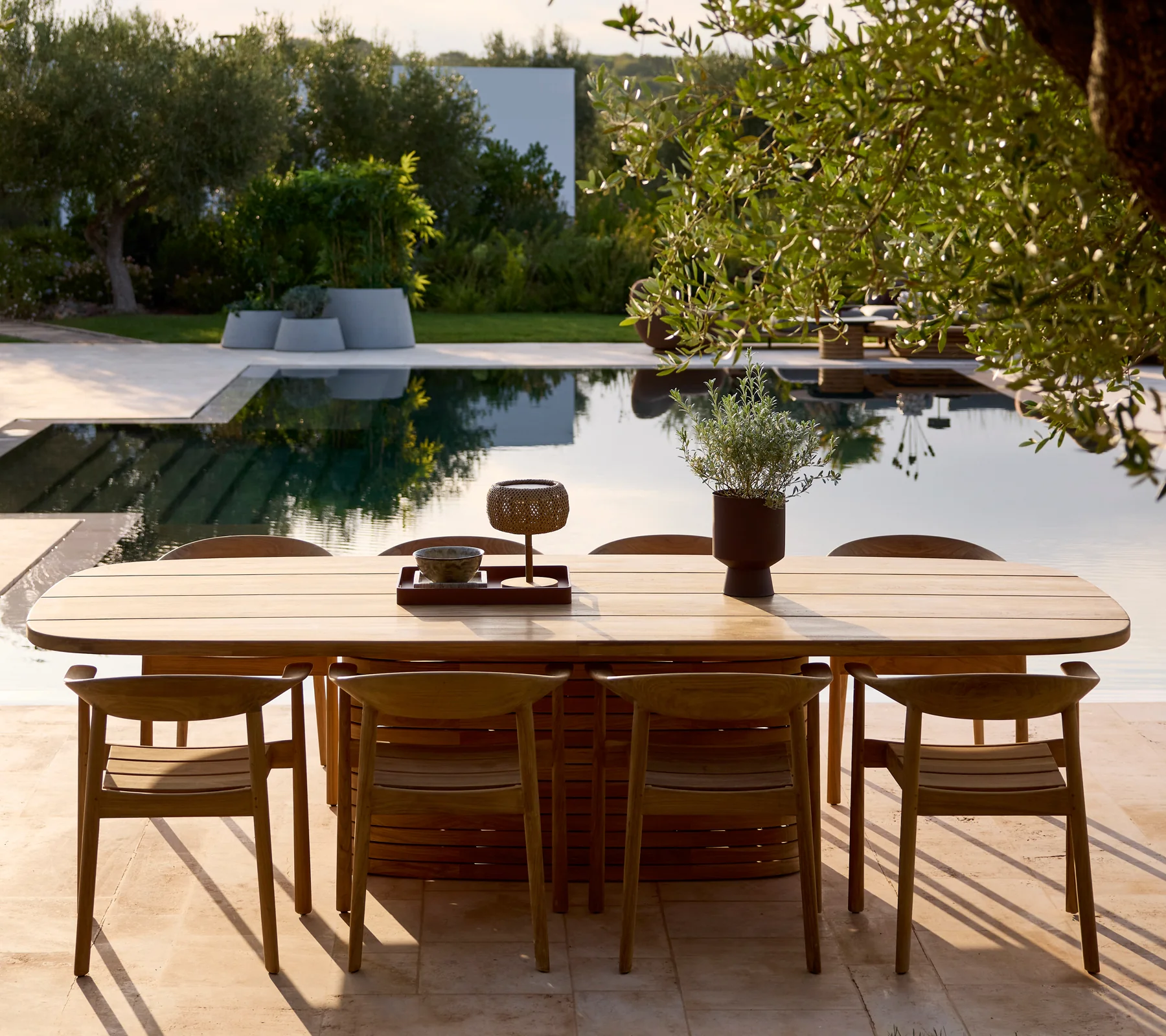 Mellow dining table, oval - large - Image 4