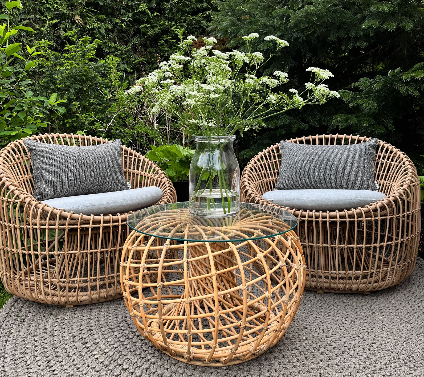 Nest coffee table/footstool, small - Image 4