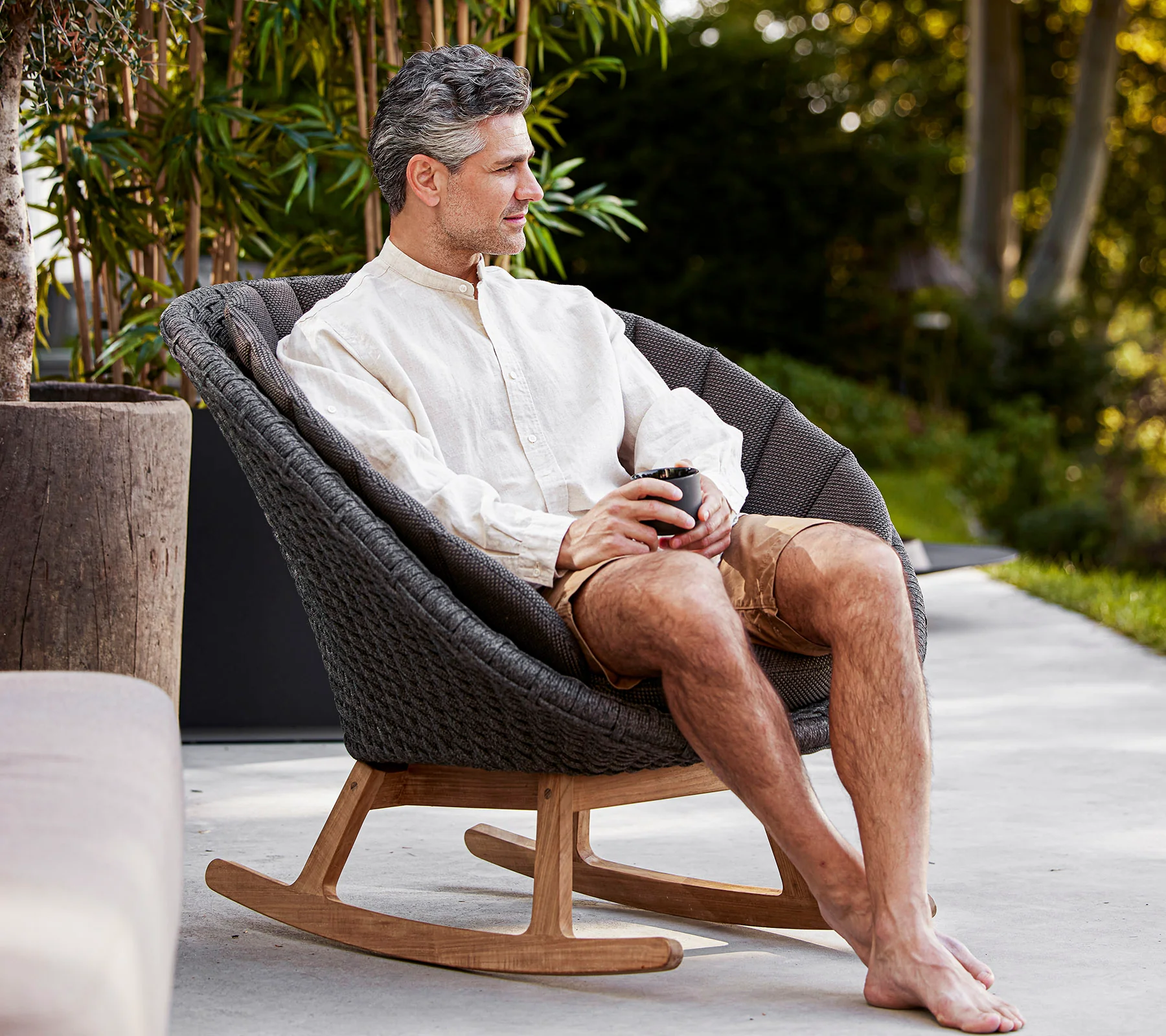 Peacock rocking chair - Image 3