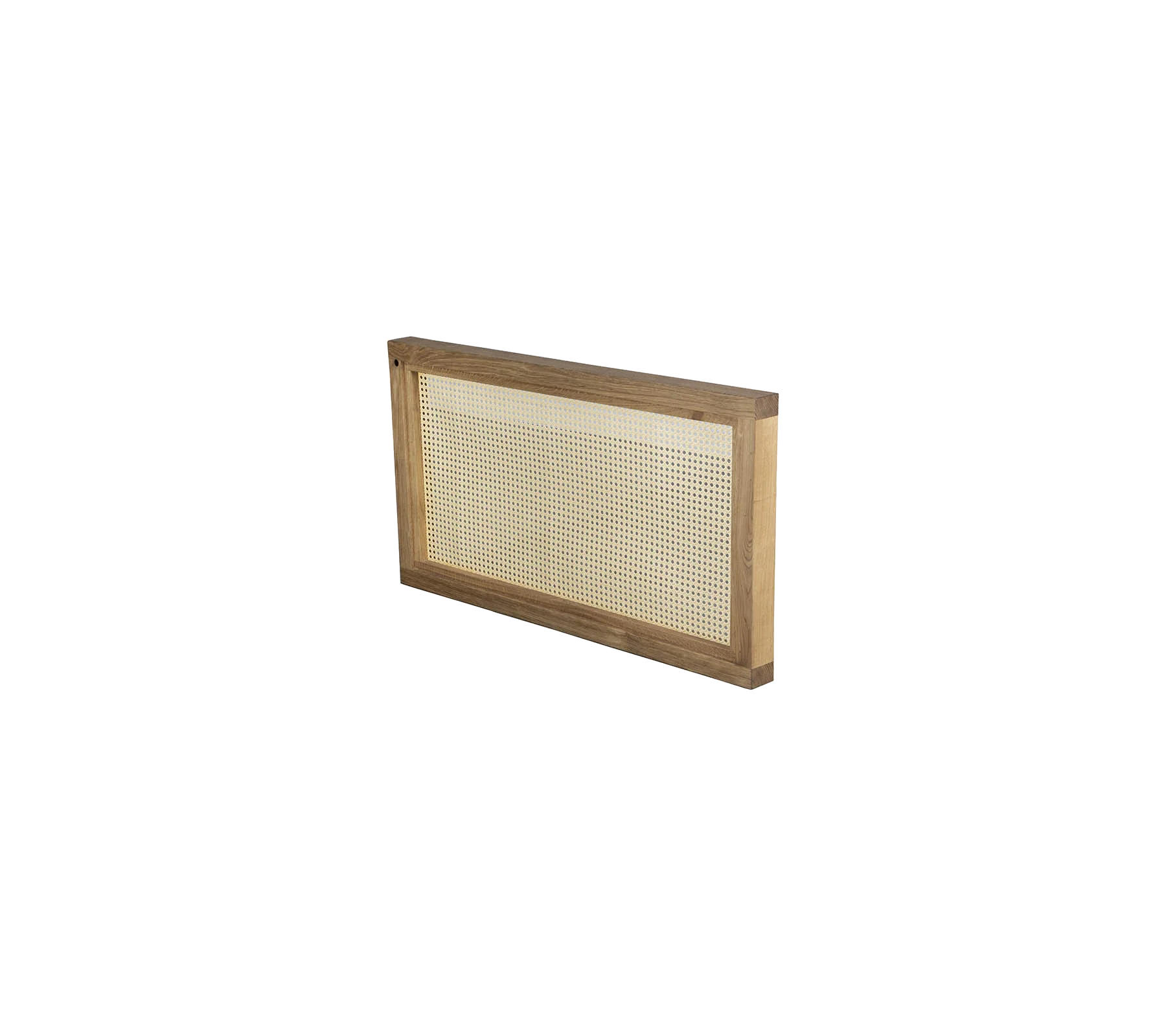 Scale armrest, right, w/French Weave natural, Oak - Image 3