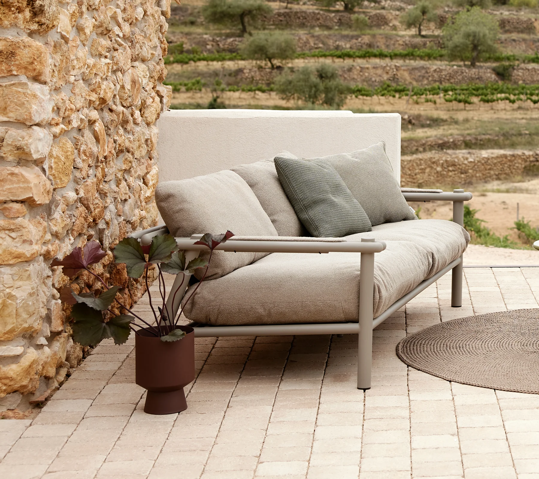 Sticks 2-seater sofa - Image 5