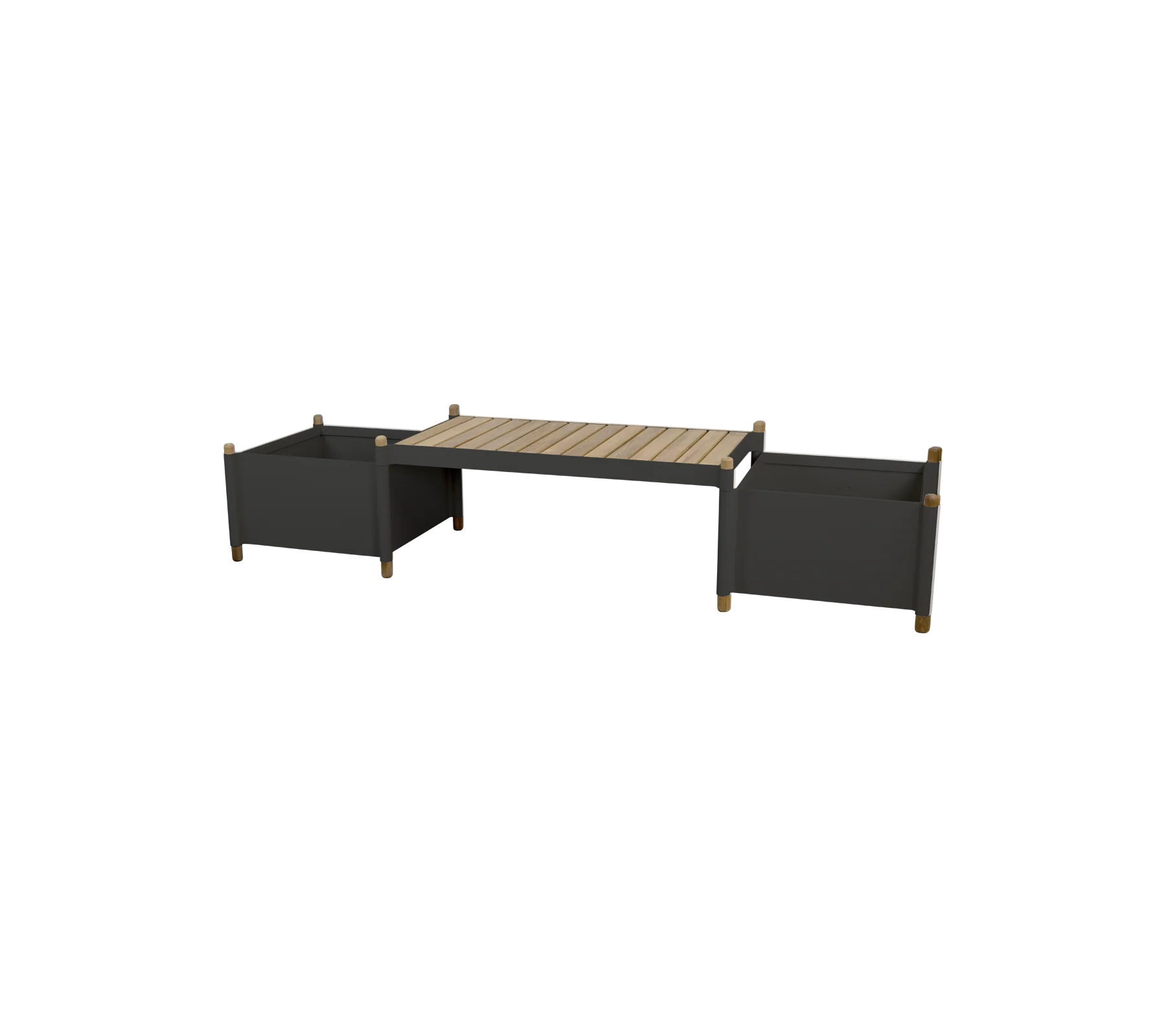 Sticks bench incl. 2 planters - Image 11