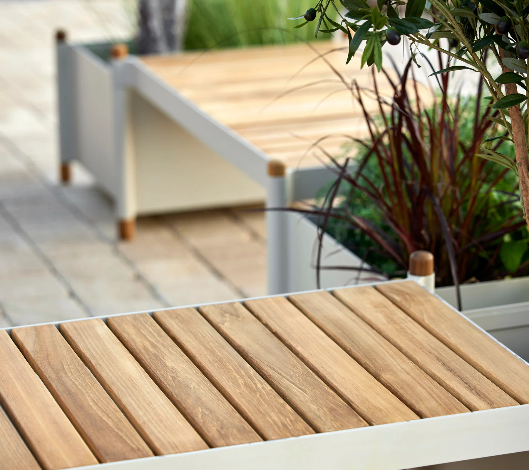 Sticks bench incl. 2 planters - Image 5
