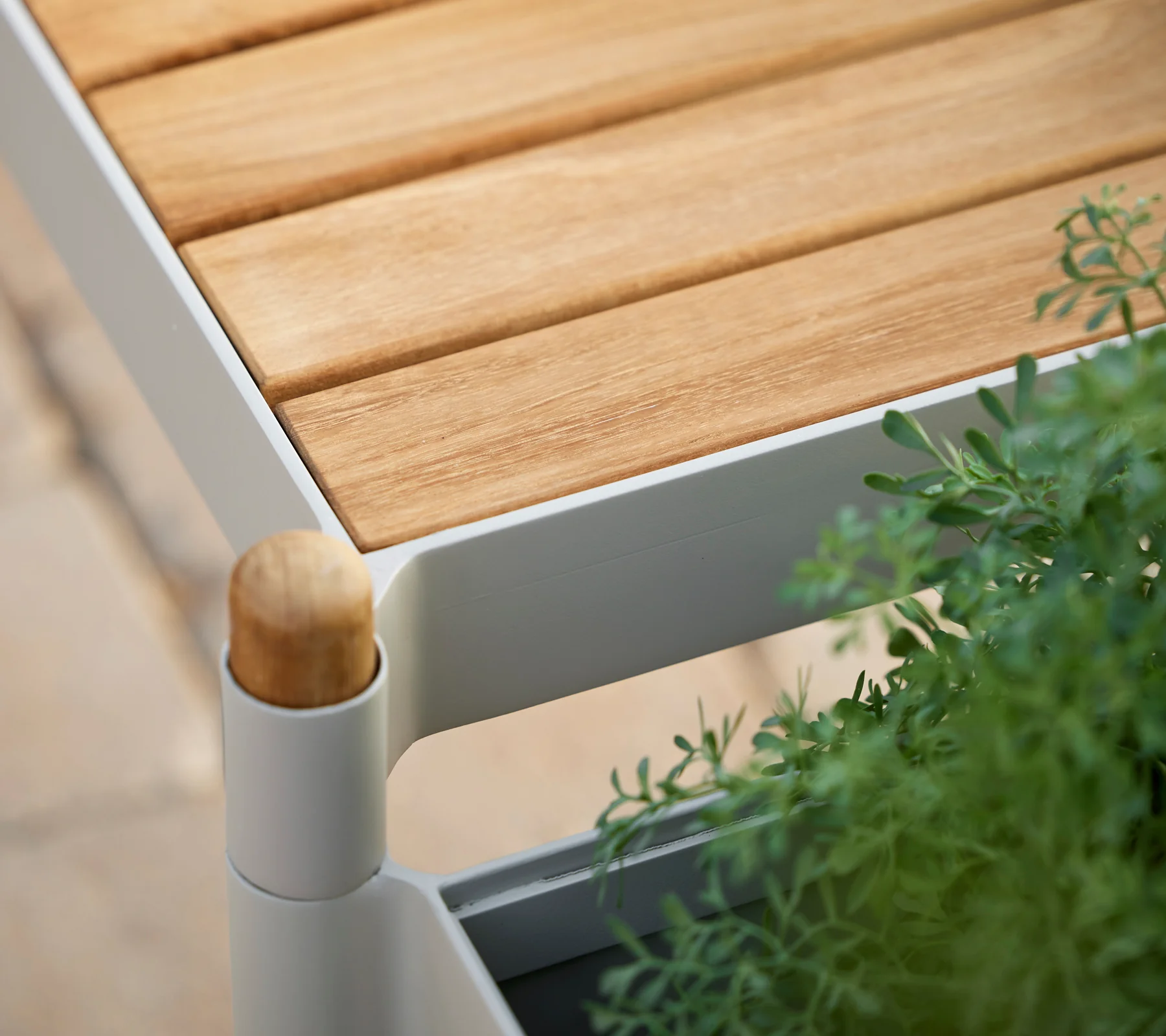 Sticks bench incl. 2 planters - Image 7