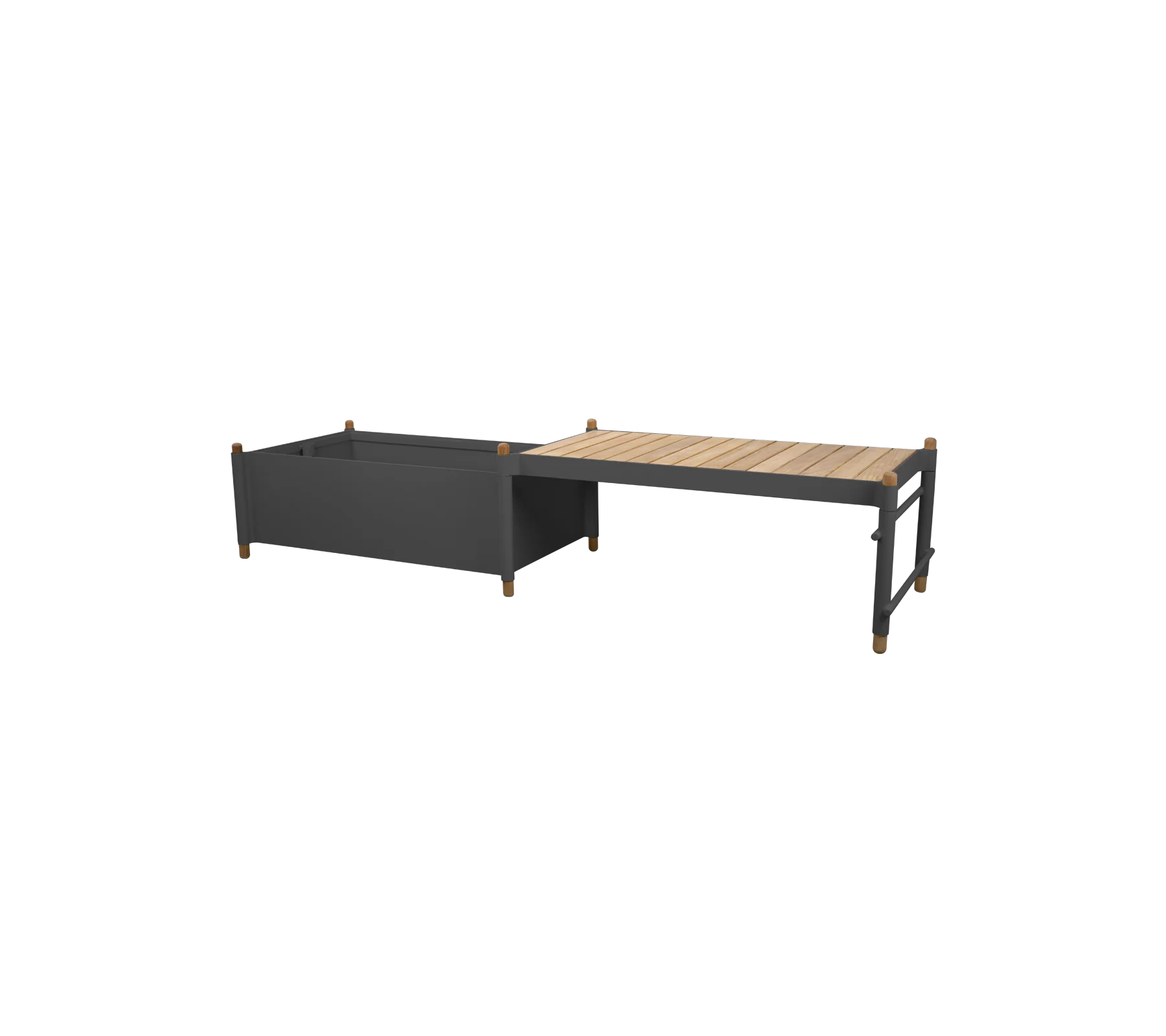 Sticks bench w/planter - Image 11