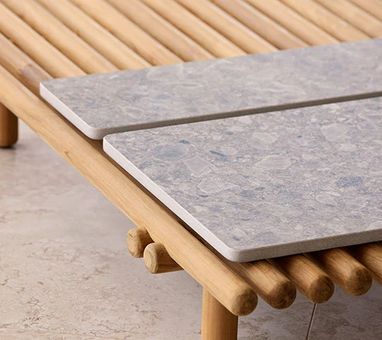 Sticks ceramic table top 83x23 cm - Image 3