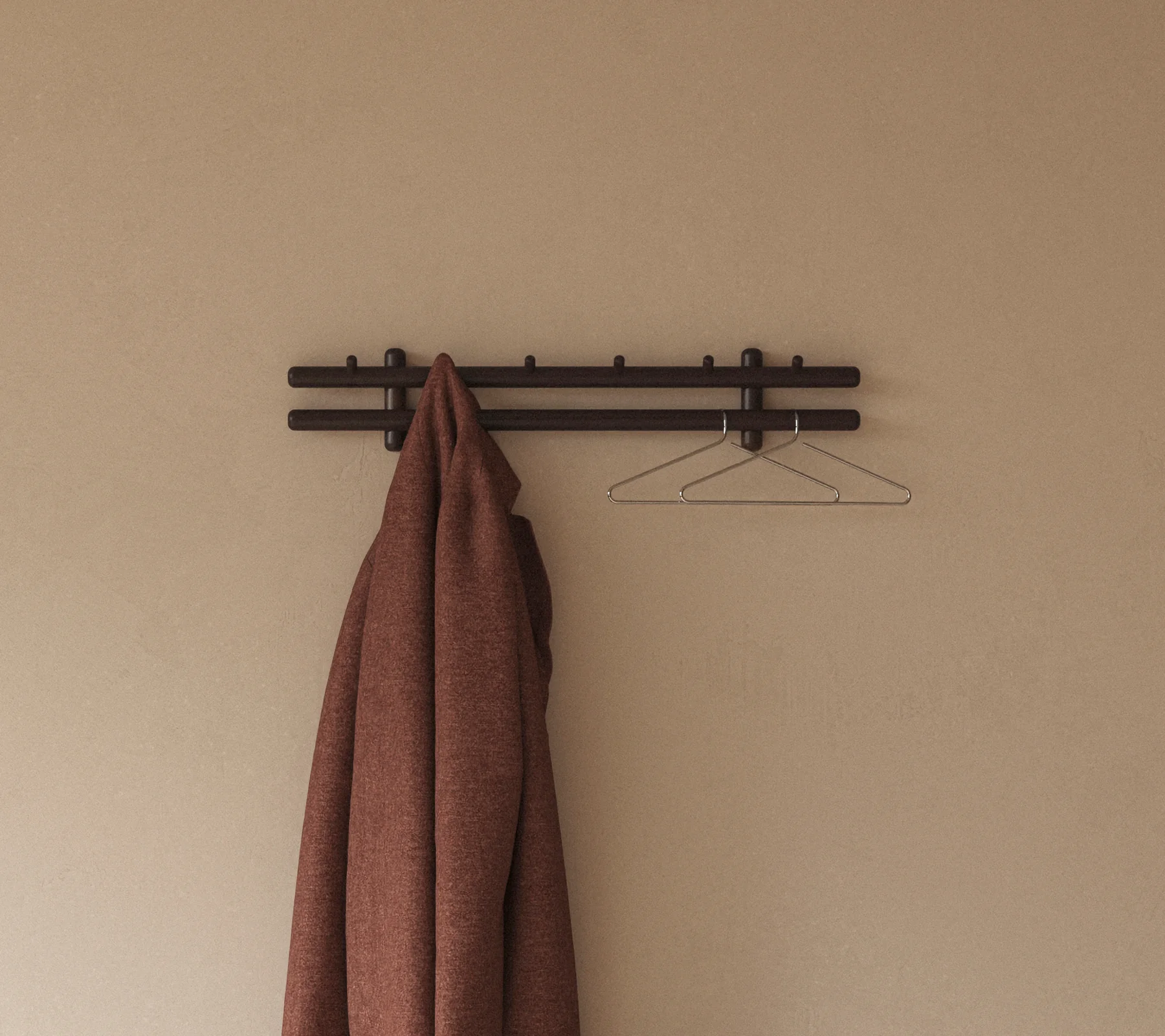 Sticks coat rack, 80 cm - Image 3