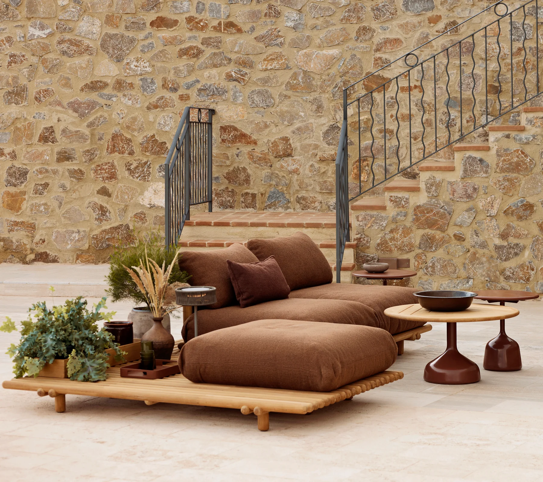 Sticks platform 1 1/2-seater, cushion - Image 3