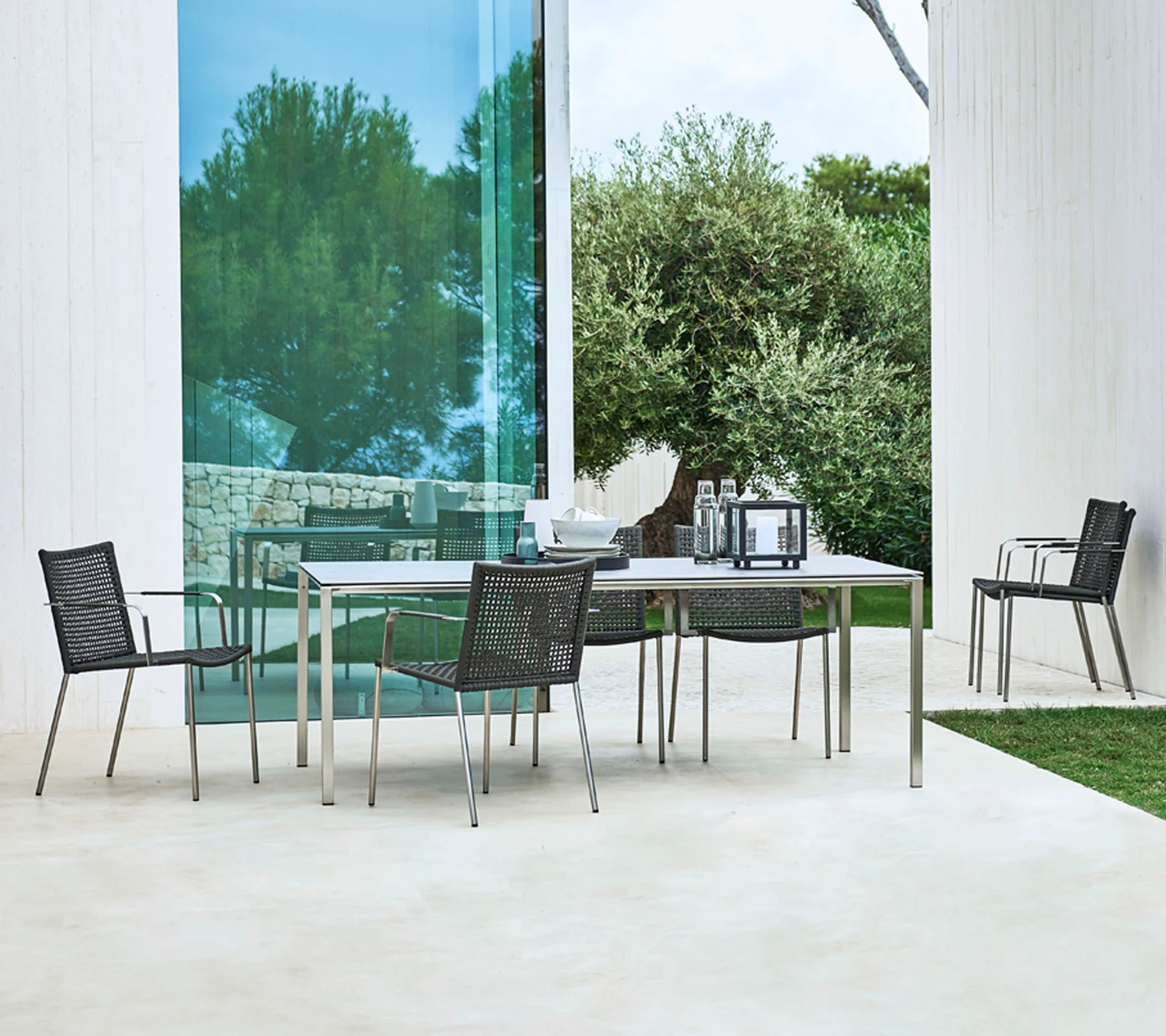 Straw armchair - Image 3